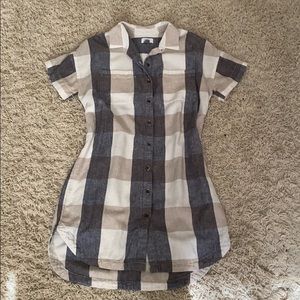 Old navy button up plaid dress